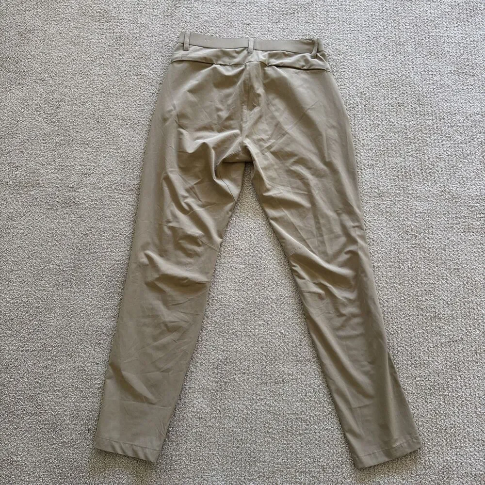 Fabletics Pants Mens 30x32 Beige The Don Trouser Slim Fit Chino EUC $125